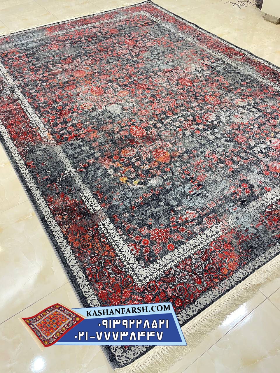 فرش وینتیج 1200 شانه کد 1900