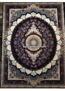 فرش کاشان طرح زیگورات 1200 شانه