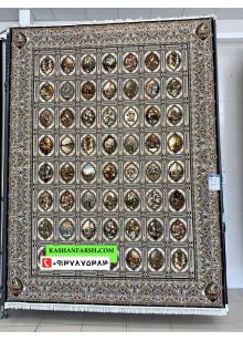 فرش کاشان طرح خشت تابلو 1200 شانه