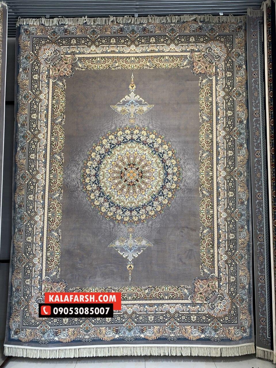 فرش ماشینی نیلی 1000 شانه - Image 2