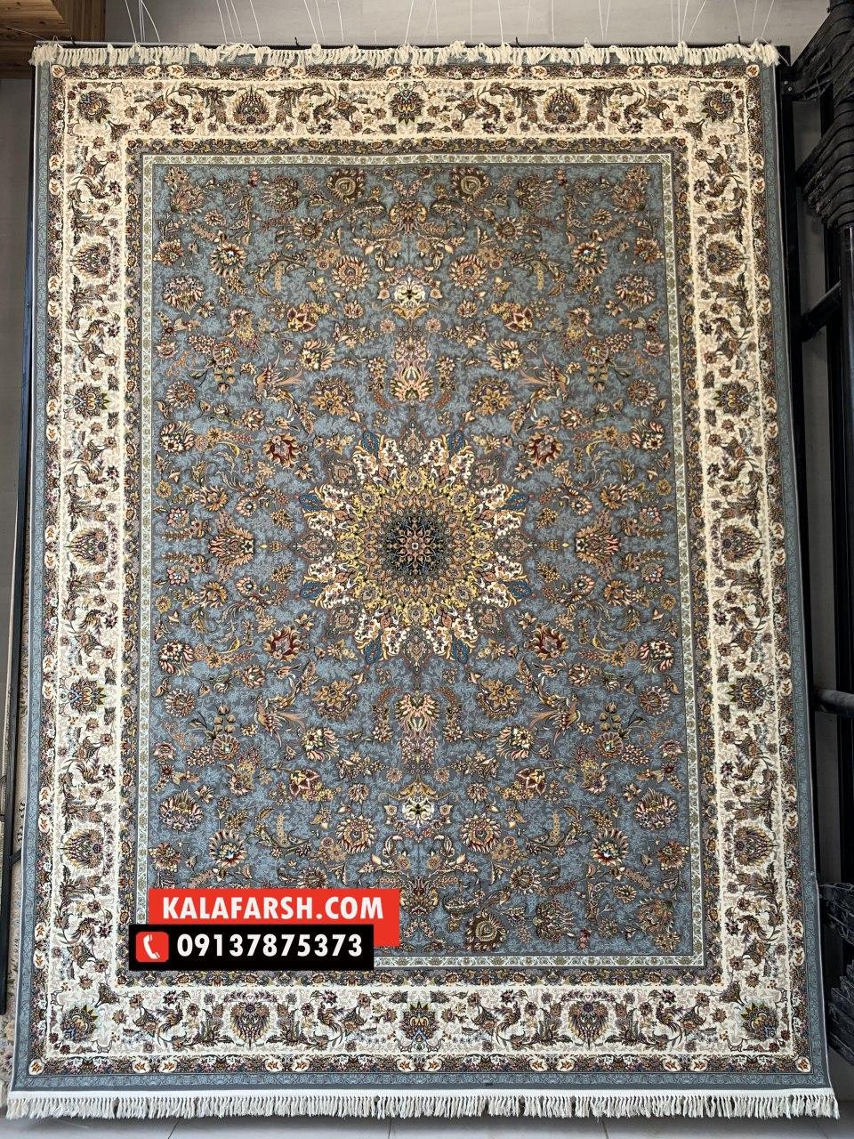 فرش کاشان طرح افشان قجری 1200 شانه - Image 6