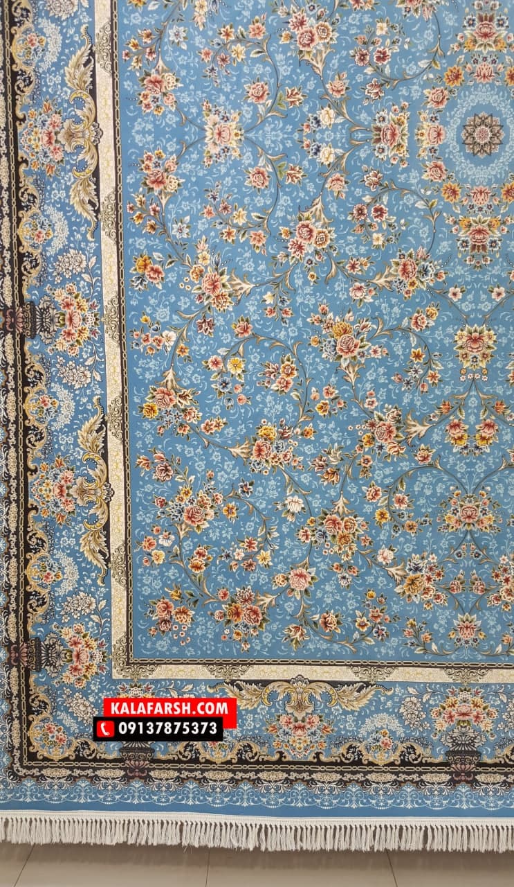 فرش مدل افشان لی لی رز 1200 شانه