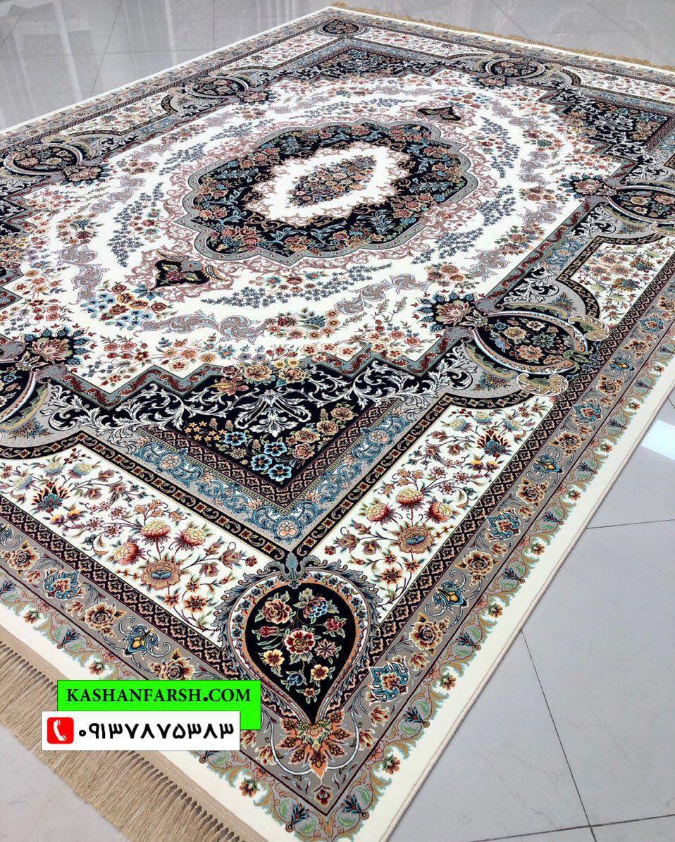 فرش کاشان طرح یاسمن 1200 شانه - Image 7