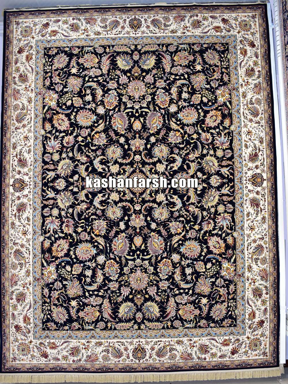 فرش ماشینی افشان شاه عباسی 1200 شانه - Image 2