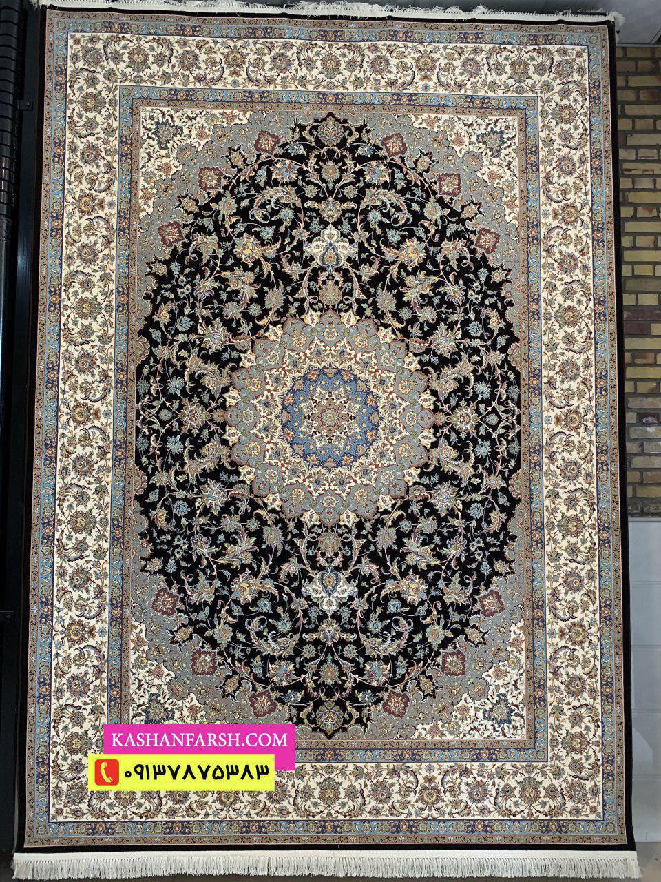 فرش 1200 شانه برجسته طرح اصفهان - Image 4