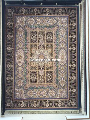 فرش کاشان 1200 شانه خشتی برجسته