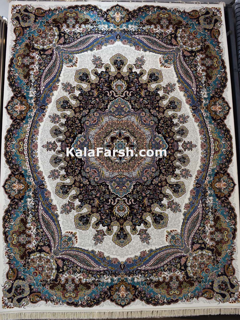فرش کاشان طرح ارغوان 1000 شانه