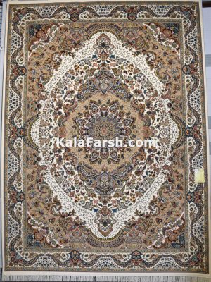 فرش کاشان طرح پروانه 1000 شانه