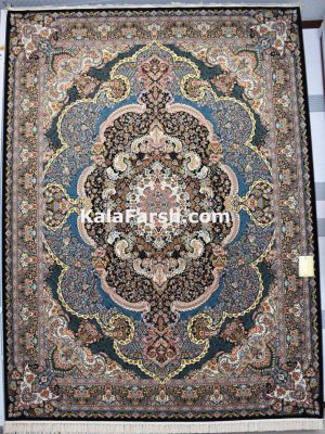 فرش کاشان طرح یاسمن 1000 شانه