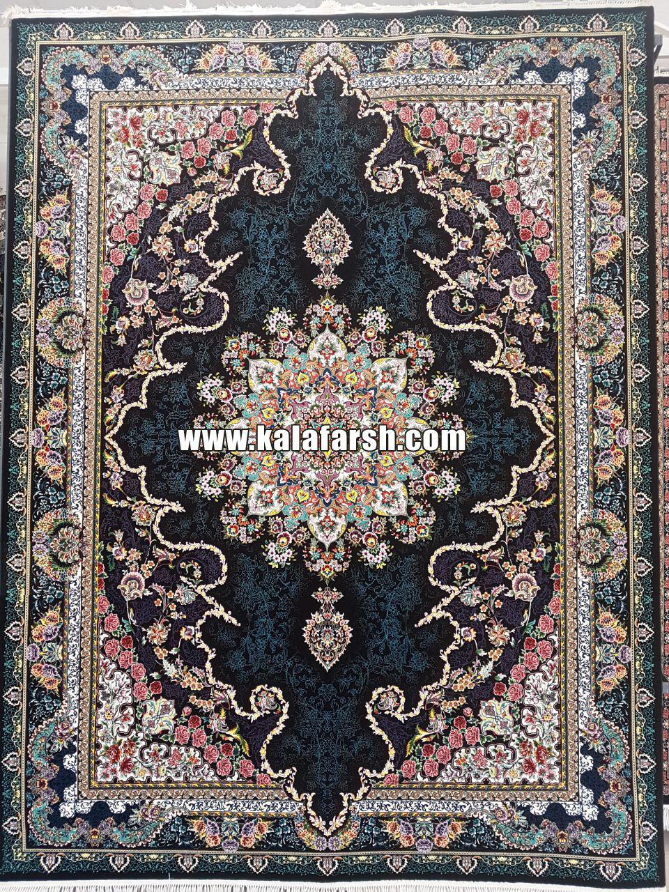 فرش کاشان طرح دریای نور 700 شانه - Image 2