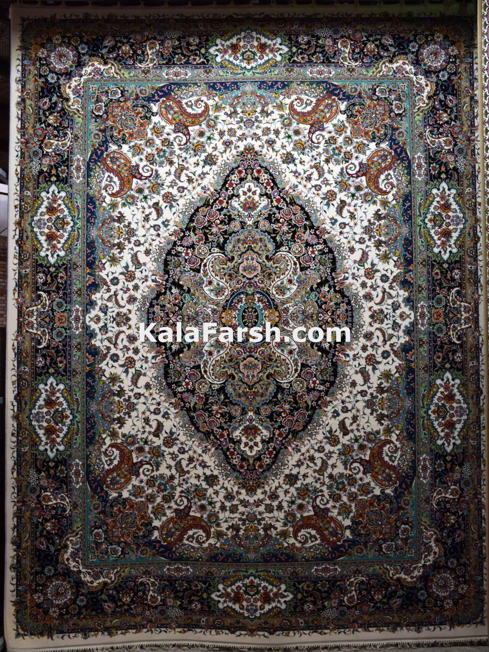 فرش کاشان طرح سالاری 700 شانه - Image 3