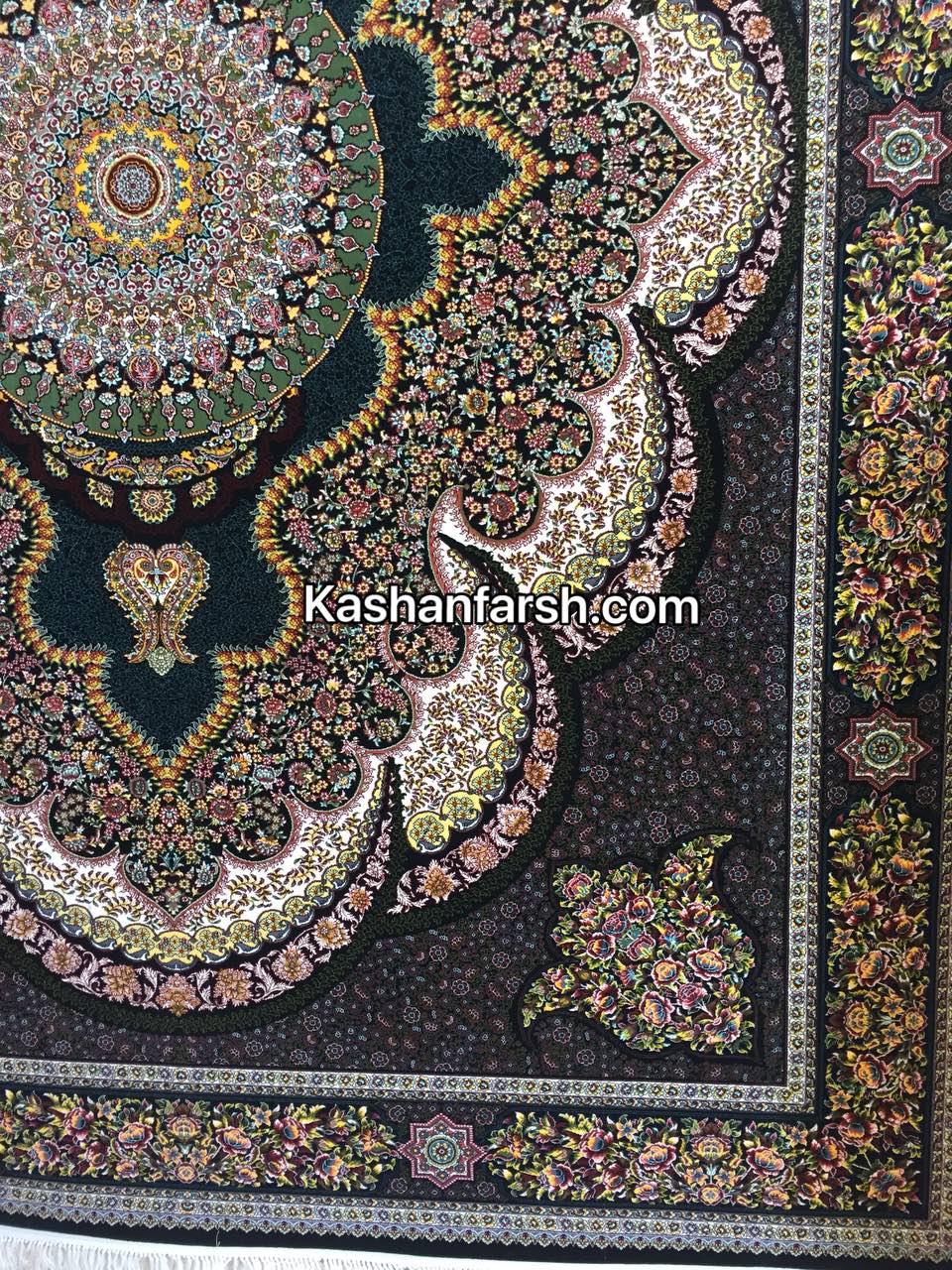 فرش کاشان طرح آرشیدا 700 شانه - Image 6