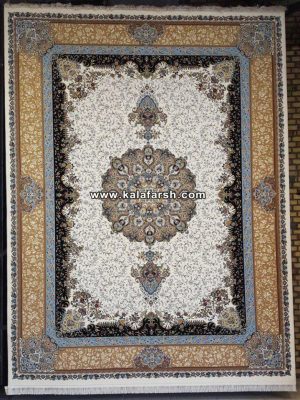 فرش کاشان طرح الهه 1200 شانه برجسته