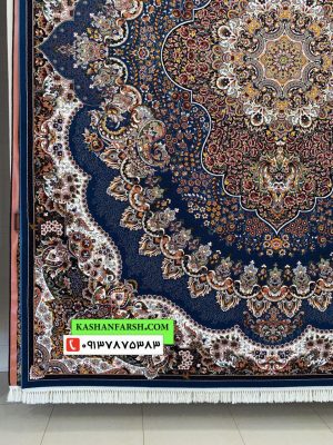 فرش کاشان طرح ارکیده 700 شانه