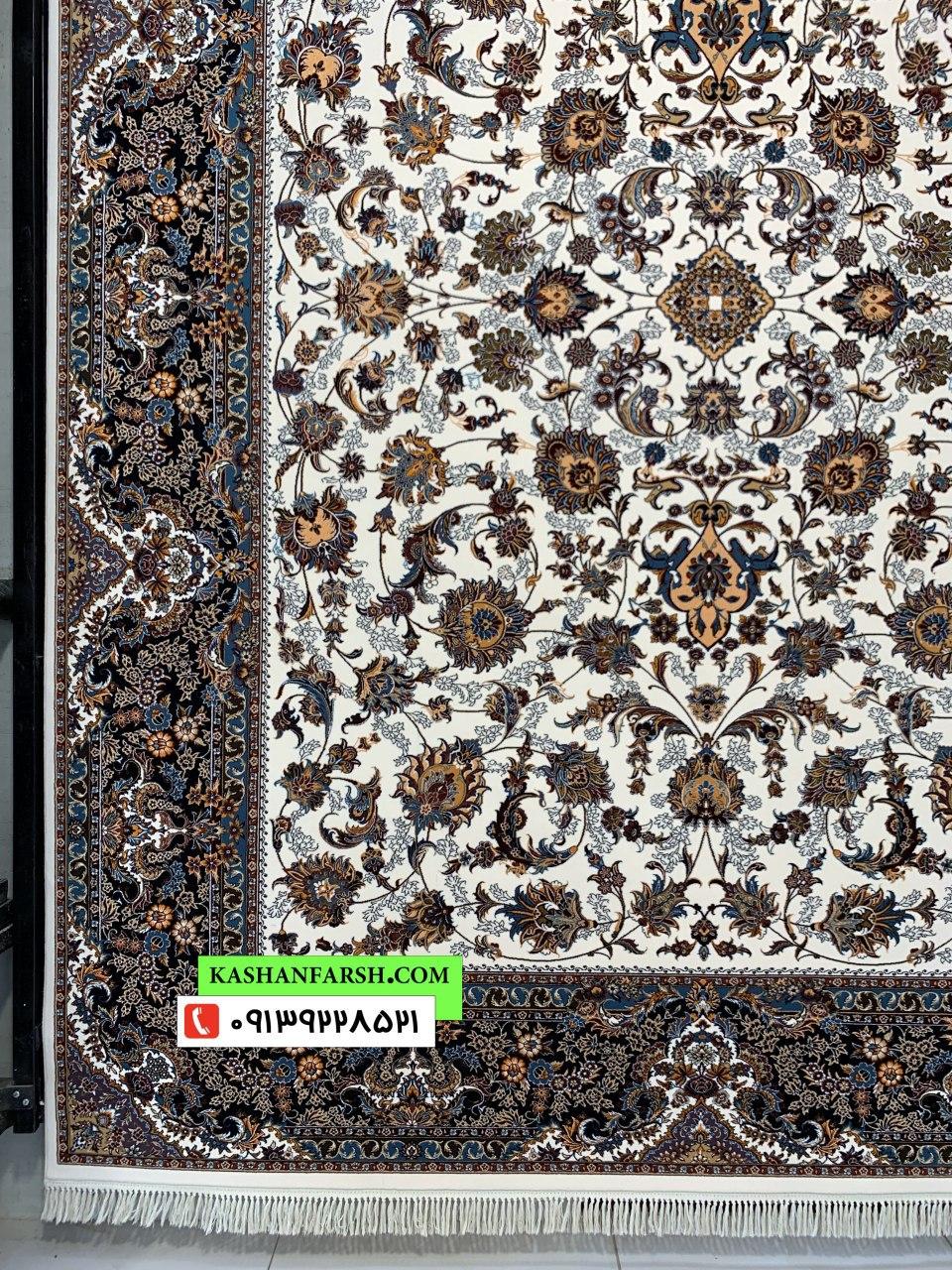 فرش کاشان طرح افشان دیبا 700 شانه
