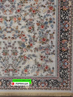 فرش کاشان طرح افشان سلطان 700 شانه