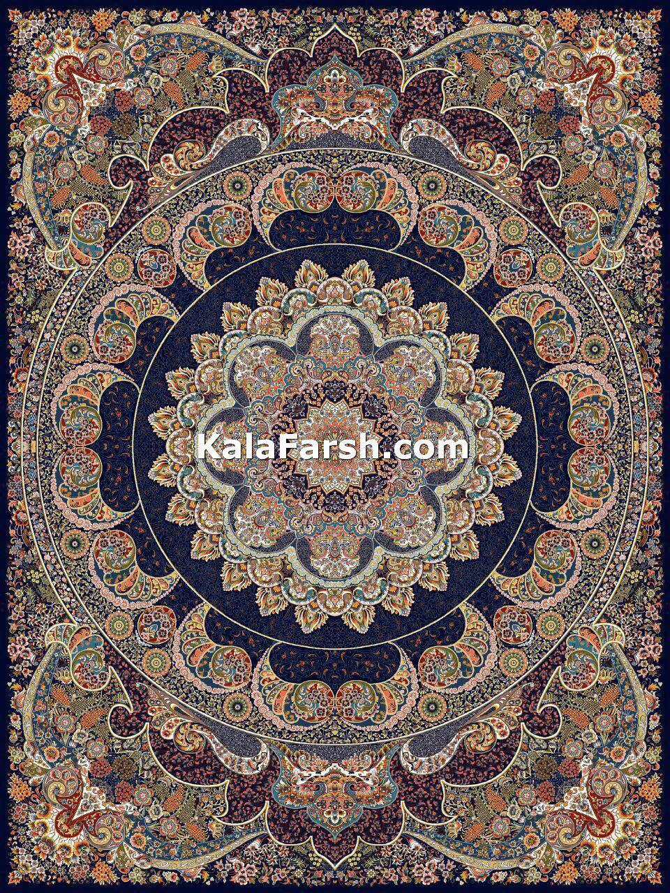 فرش کاشان طرح راش 700 شانه