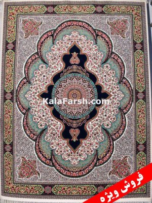 (فرش کاشان طرح آرشیدا کرم 700 شانه (تخفیفی