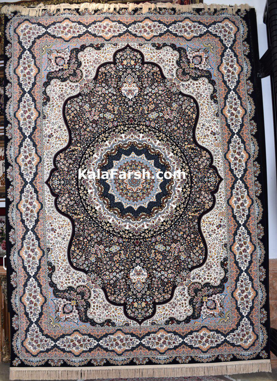 فرش کاشان طرح گلبرگ 1200 شانه - Image 2