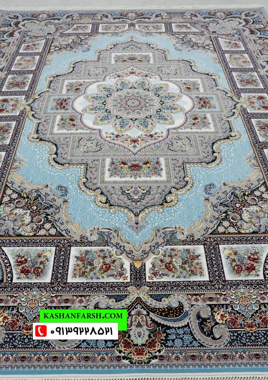فرش کاشان طرح حوض نقره 1200 شانه - Image 3