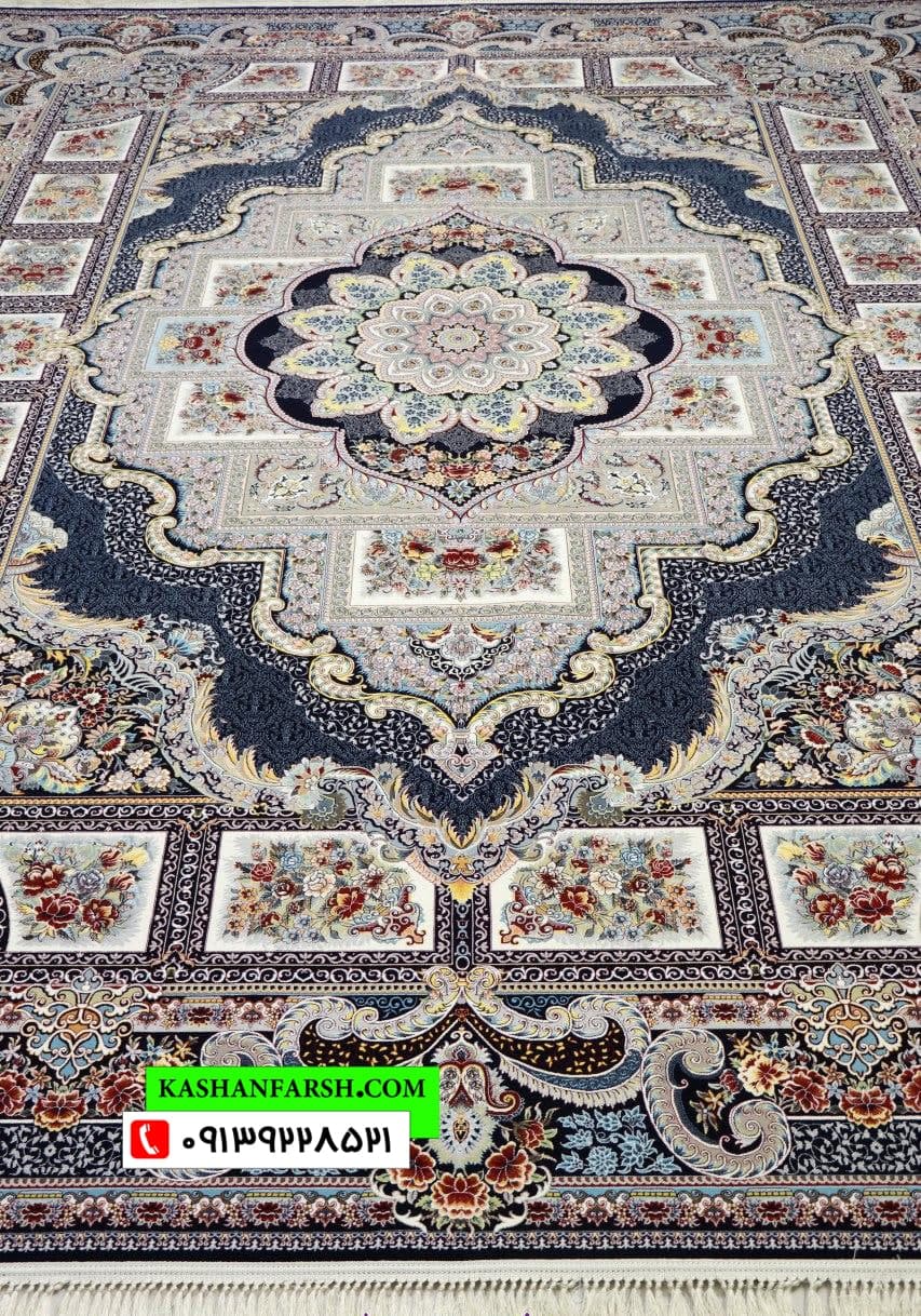 فرش کاشان طرح حوض نقره 1200 شانه