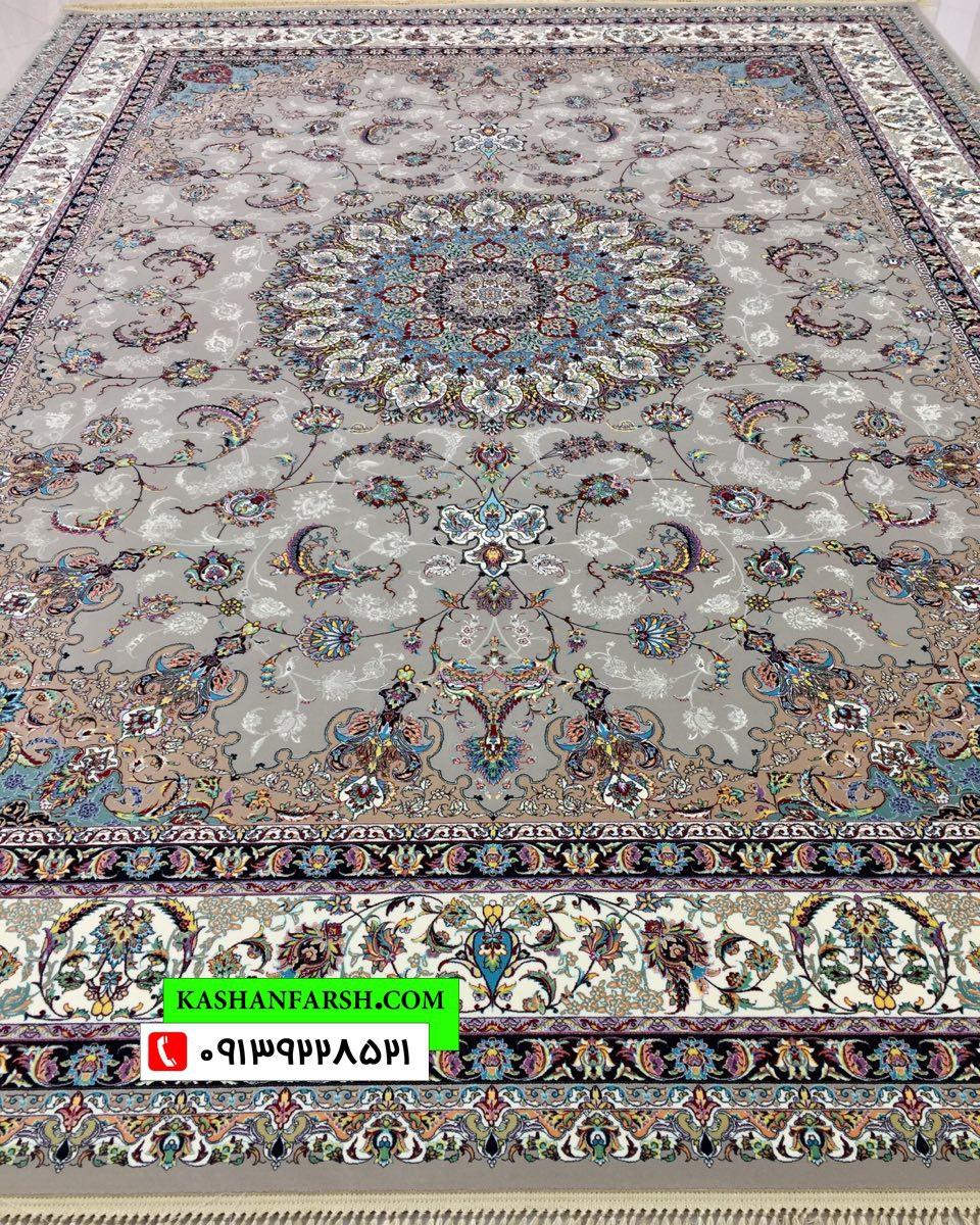 فرش کاشان طرح شیخ صفی 1200 شانه - Image 5