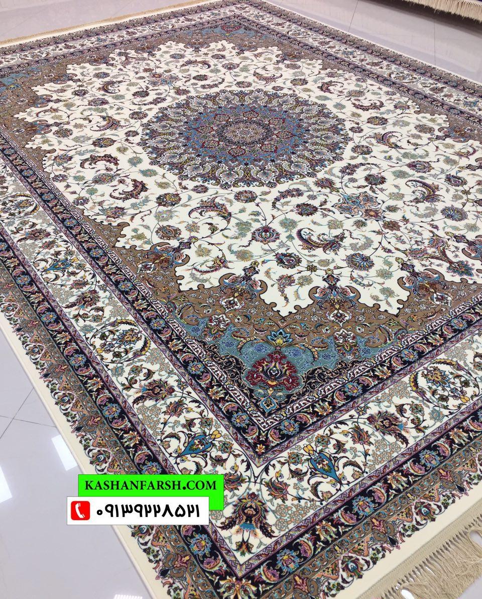 فرش کاشان طرح شیخ صفی 1200 شانه - Image 6