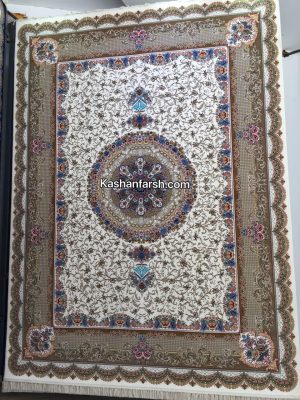 فرش کاشان طرح الماس 1000 شانه