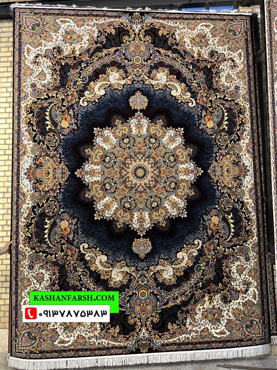 فرش کاشان طرح برکه 700 شانه - Image 5