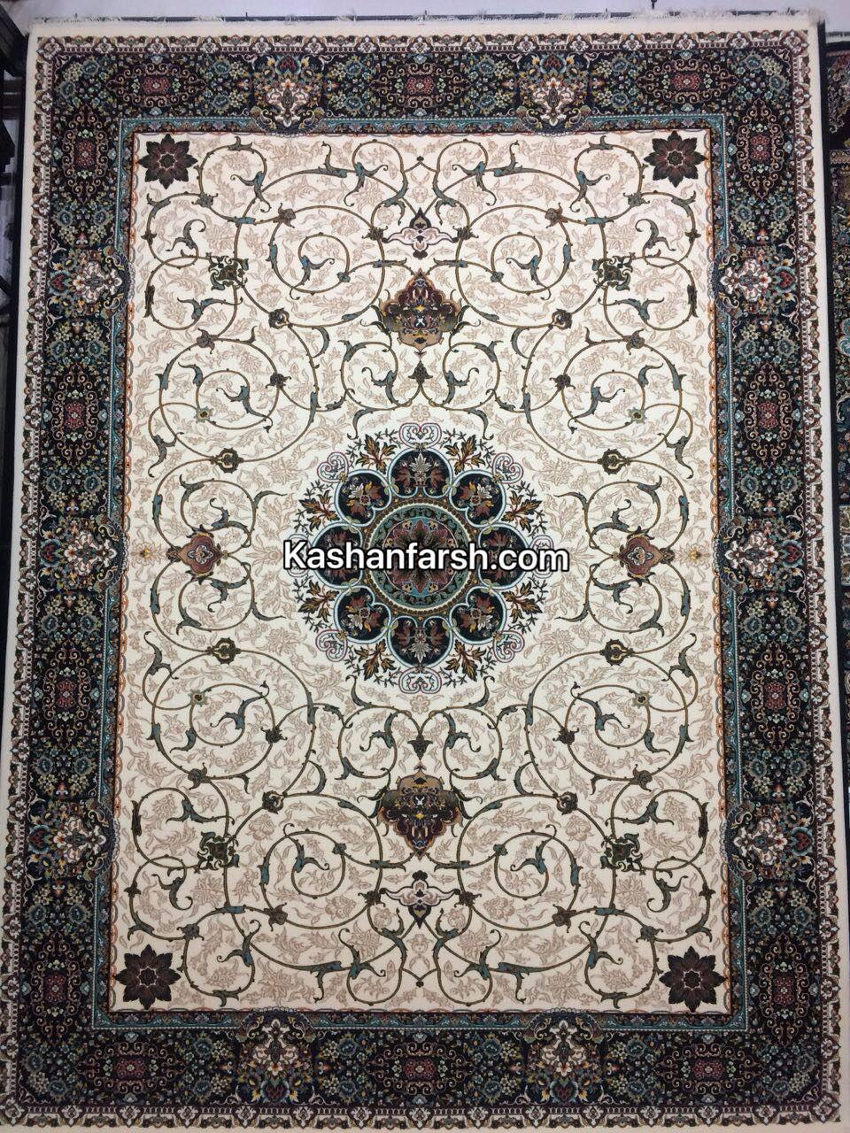 فرش کاشان طرح یاقوت 700 شانه