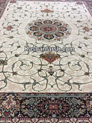فرش کاشان طرح یاقوت 700 شانه