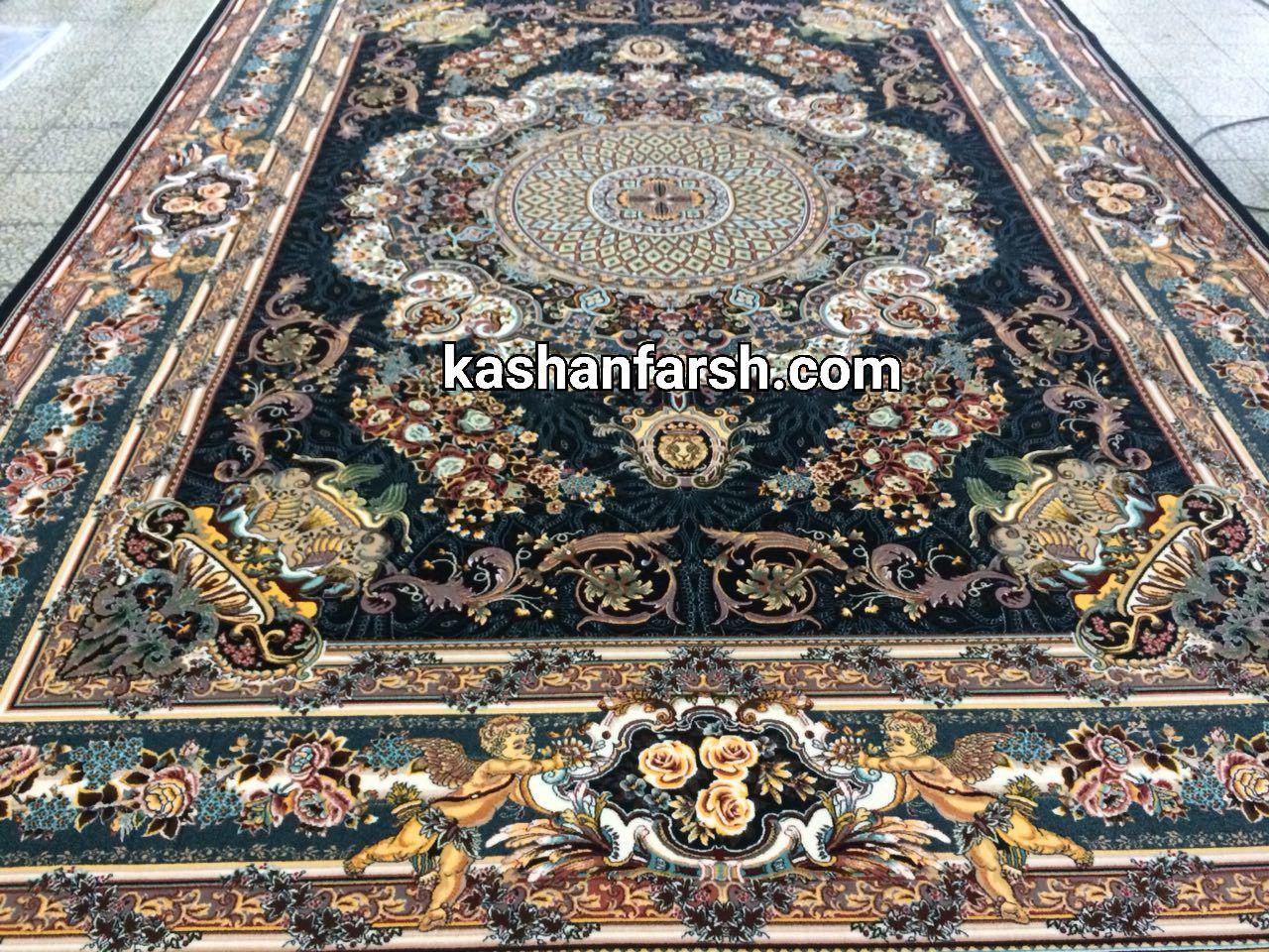 فرش کاشان طرح فلورا 700 شانه