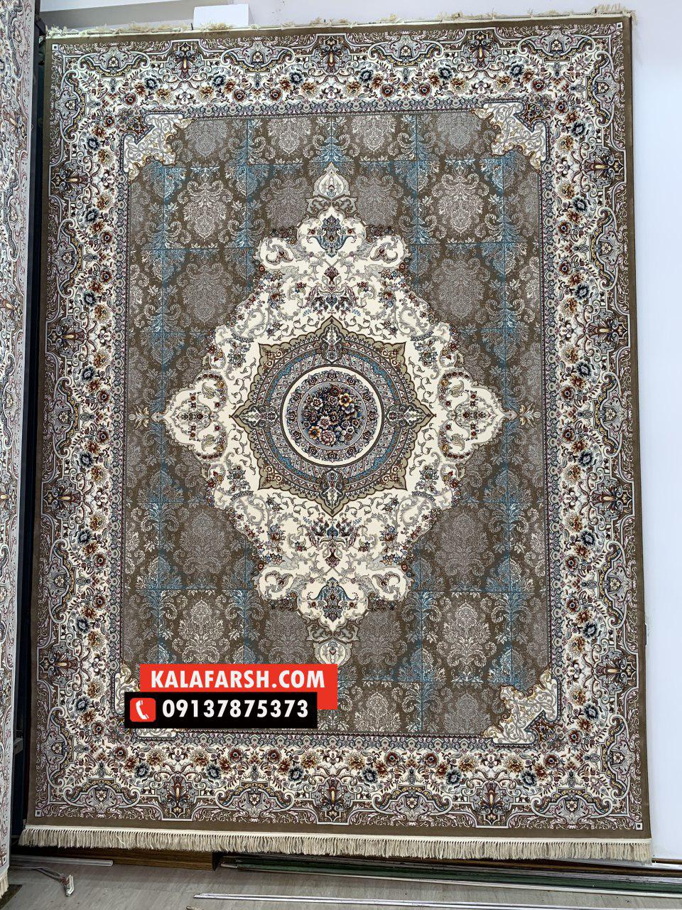 فرش کاشان طرح نیلوفر 700 شانه - Image 3