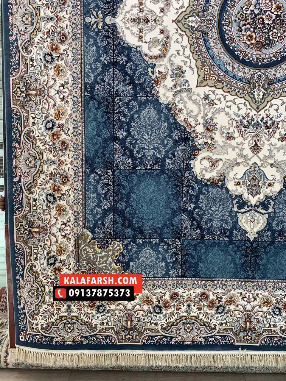 فرش کاشان طرح نیلوفر 700 شانه - Image 5