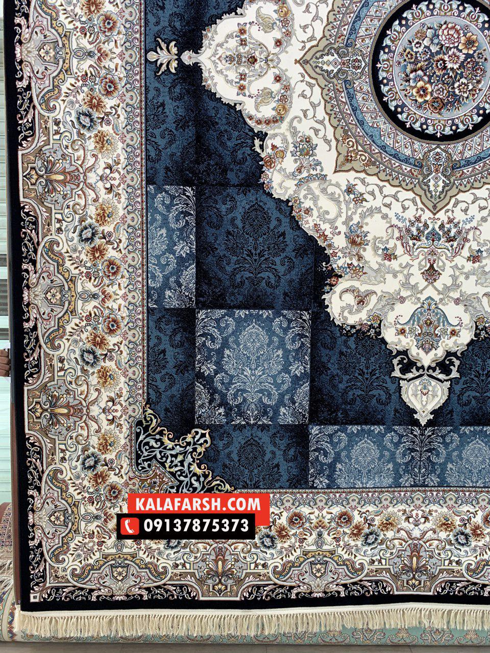 فرش کاشان طرح نیلوفر 700 شانه - Image 6