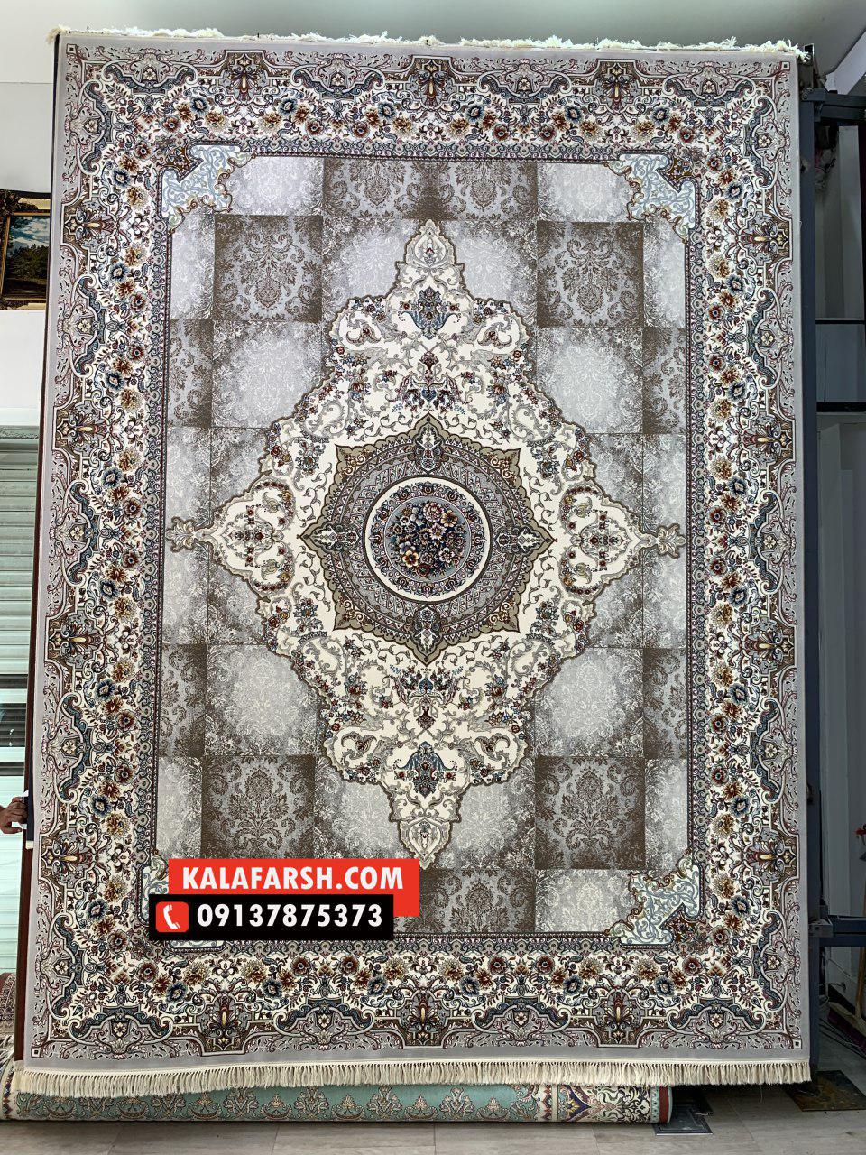 فرش کاشان طرح نیلوفر 700 شانه - Image 10