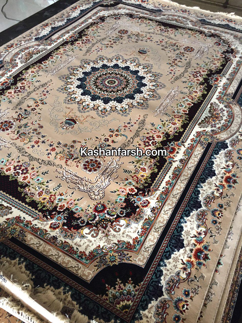 فرش کاشان طرح ماهرخ 700 شانه - Image 3