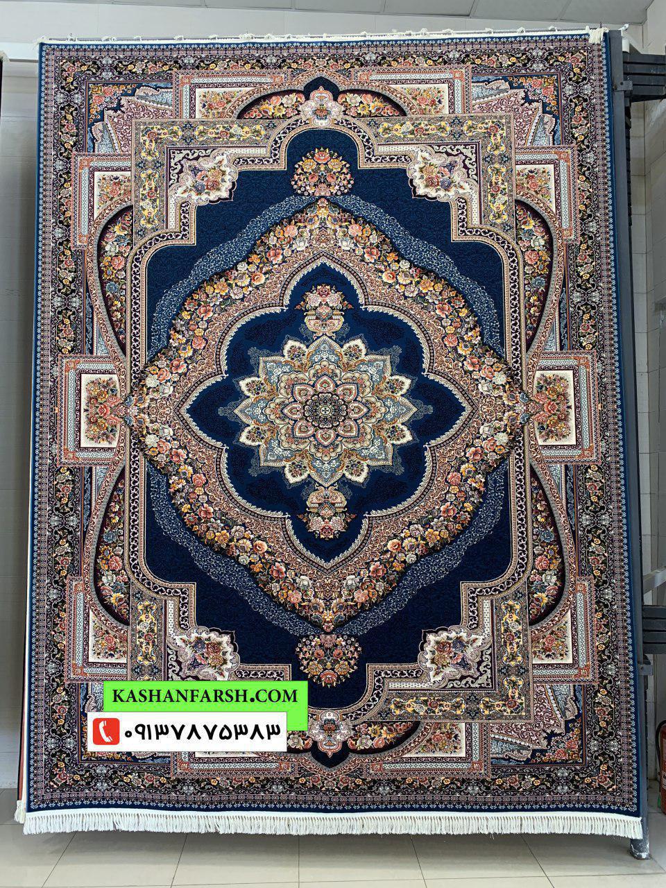 فرش کاشان طرح باغ معلق 700 شانه - Image 3