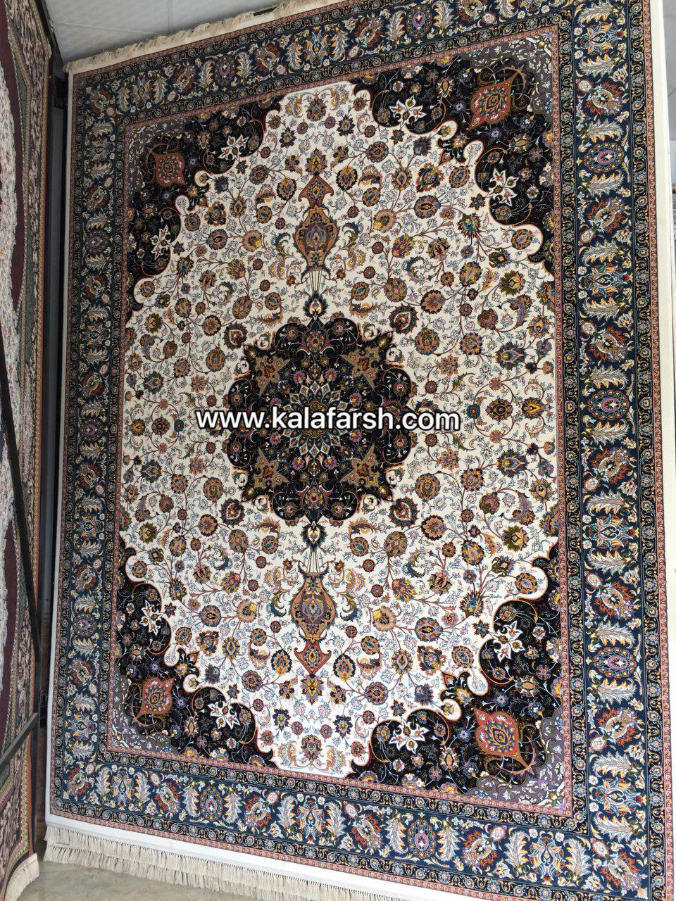 فرش کاشان طرح مهتاب 700 شانه