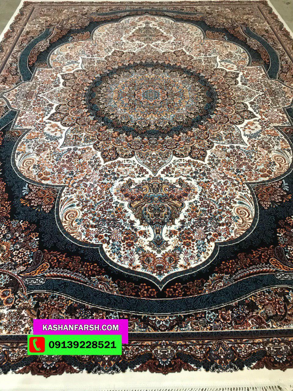 فرش کاشان پرهام طرح 700 شانه