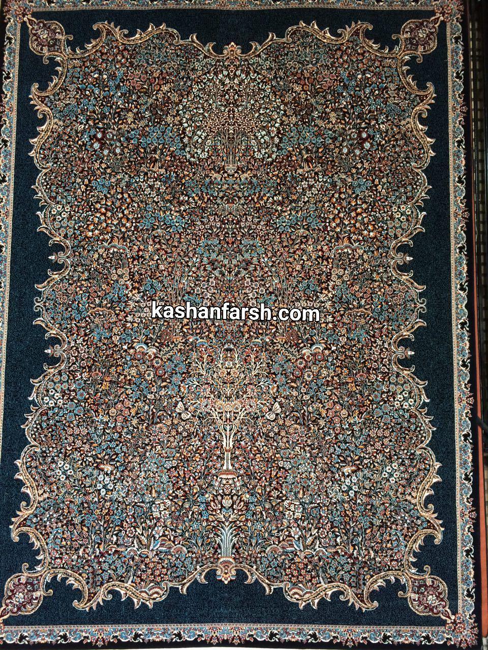 فرش کاشان طرح سپیدار 700 شانه