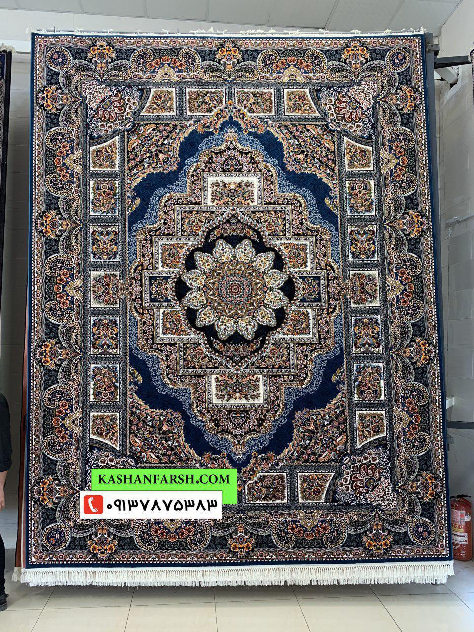 فرش کاشان طرح حوض نقره 700 شانه - Image 7