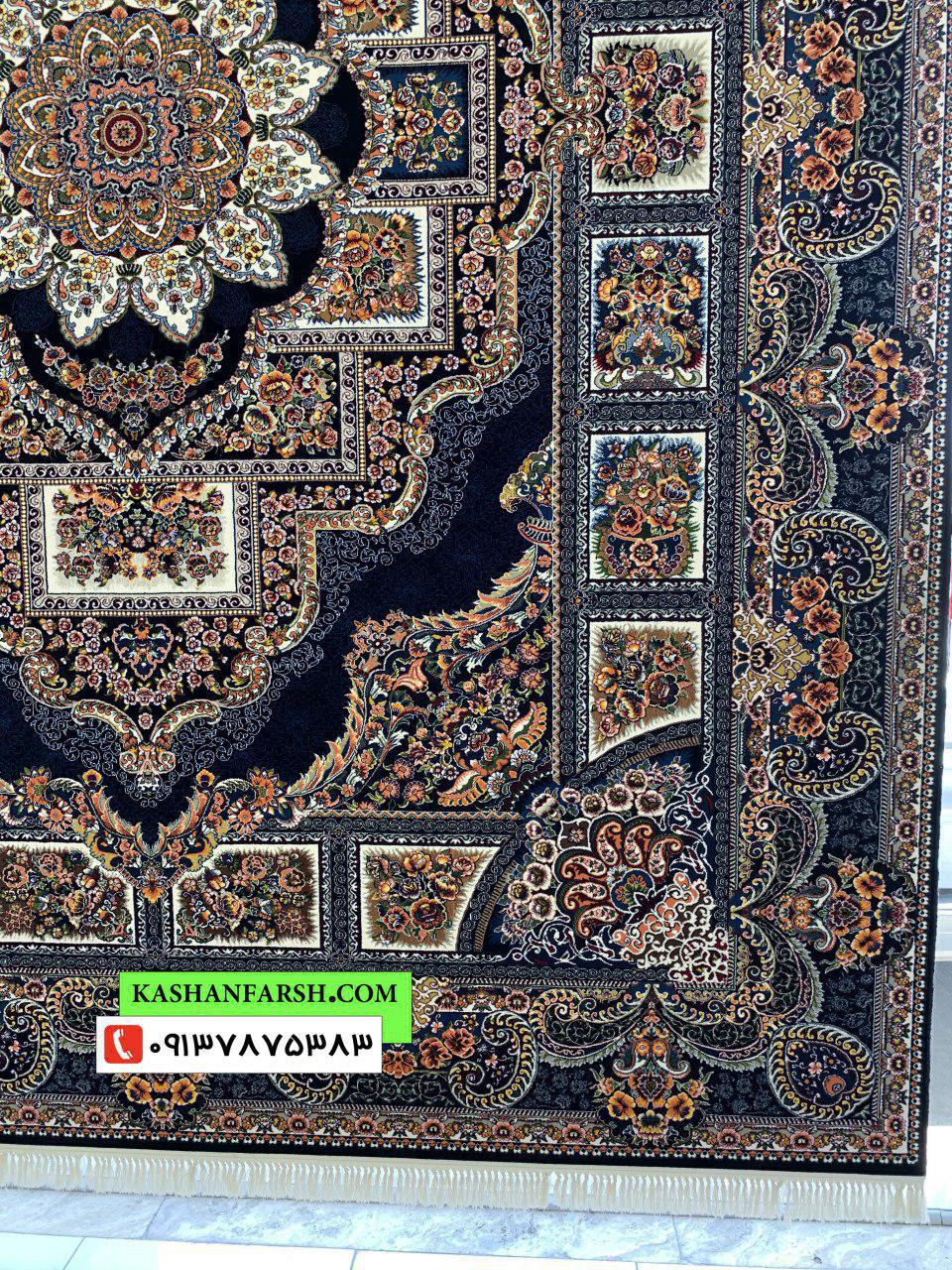 فرش کاشان طرح حوض نقره 700 شانه - Image 6