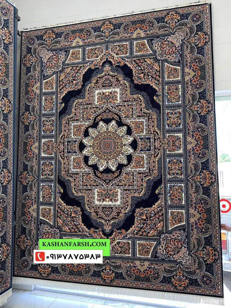 فرش کاشان طرح حوض نقره 700 شانه - Image 5