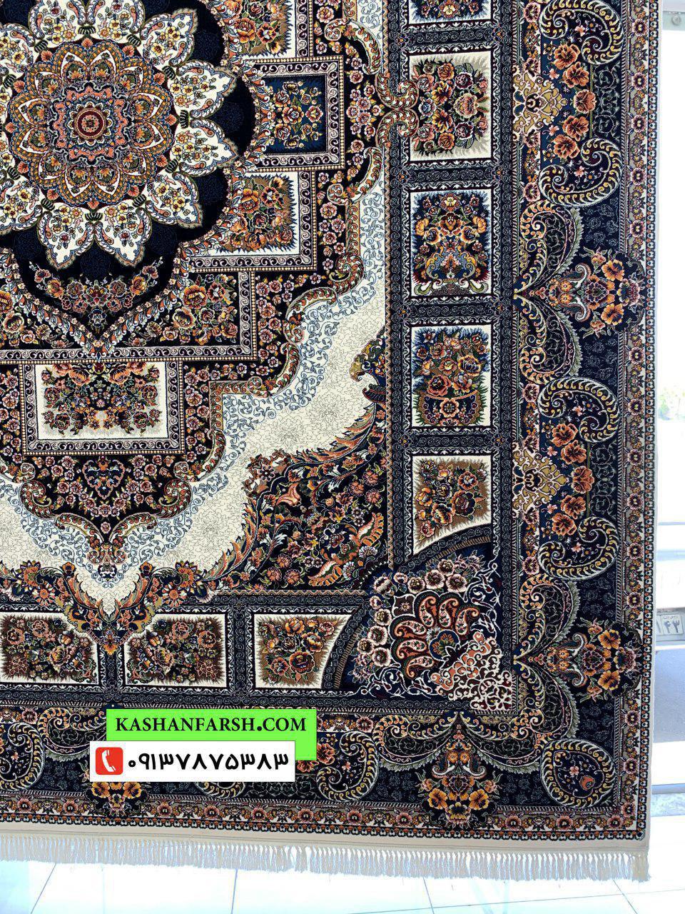 فرش کاشان طرح حوض نقره 700 شانه - Image 2