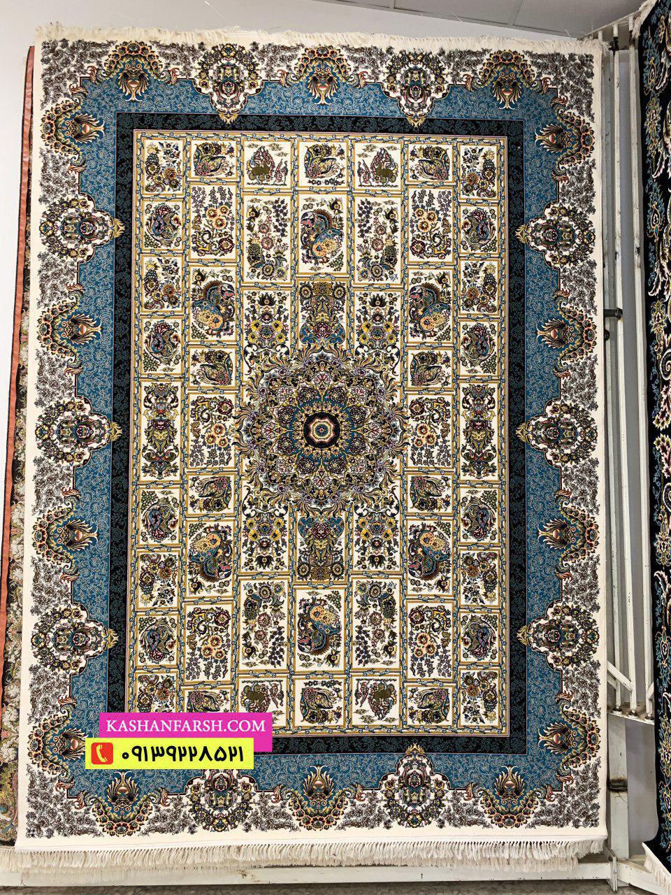 فرش کاشان طرح الیزه 700 شانه