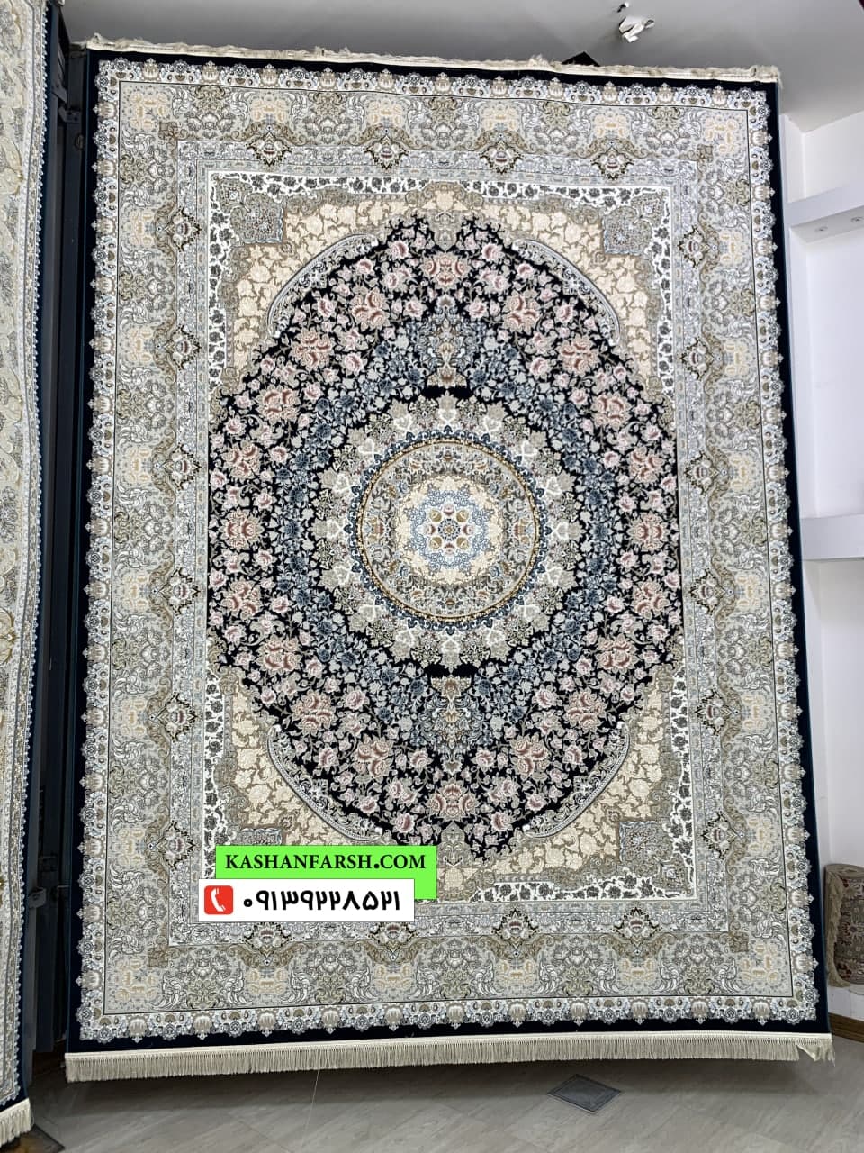 فرش کاشان طرح نقره 1500 شانه - Image 4