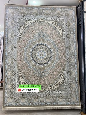 فرش کاشان طرح نقره  1500 شانه