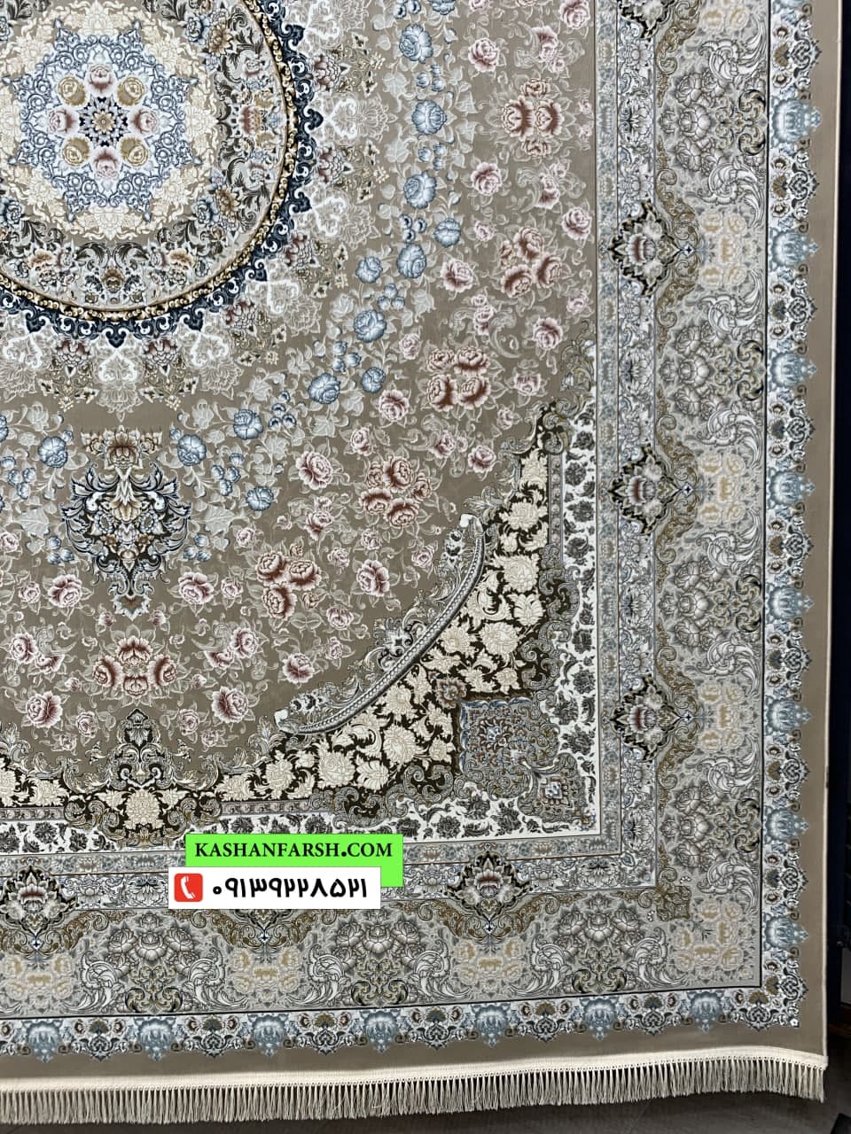 فرش کاشان طرح نقره 1500 شانه - Image 5