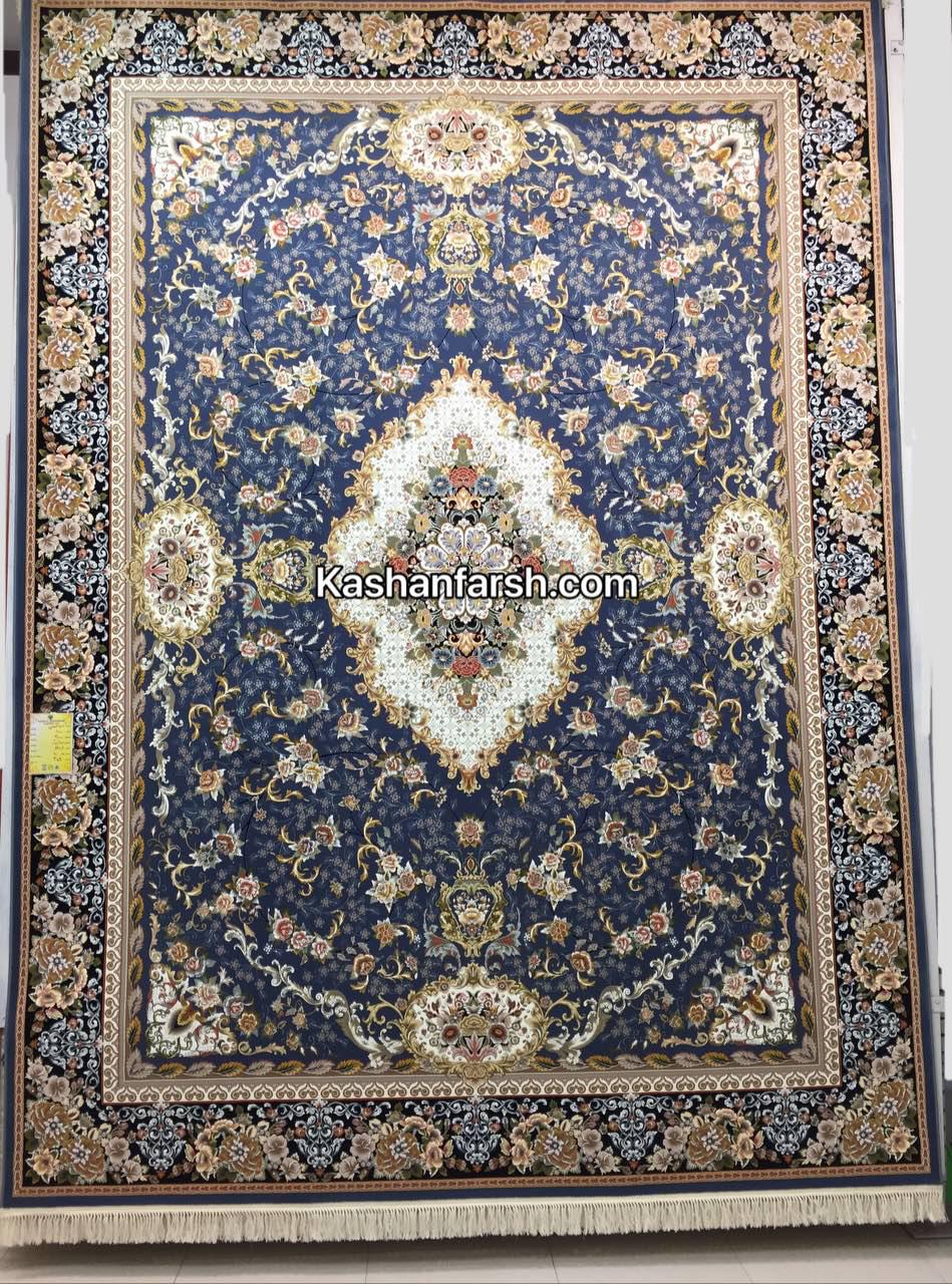 فرش گل برجسته طرح کاملیا 1000 شانه - Image 4